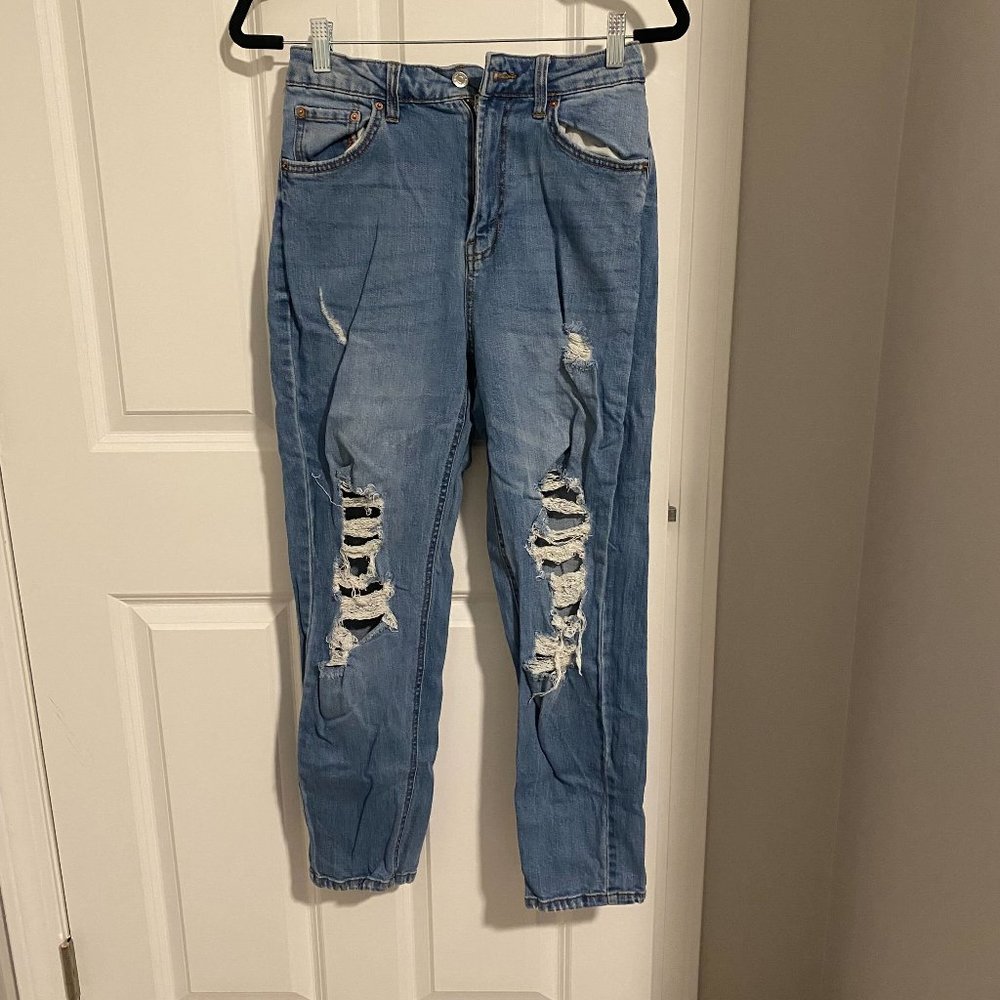Wild Fable Distressed Highest Rise‎ Mom Jean - Size 6